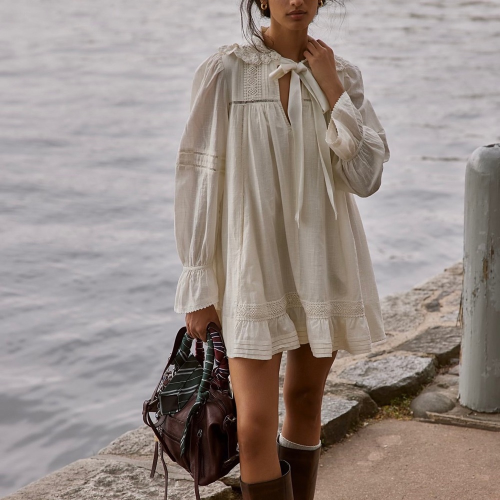 NWOT 5 O'clock Tea Time mini dress by Free People in size Medium